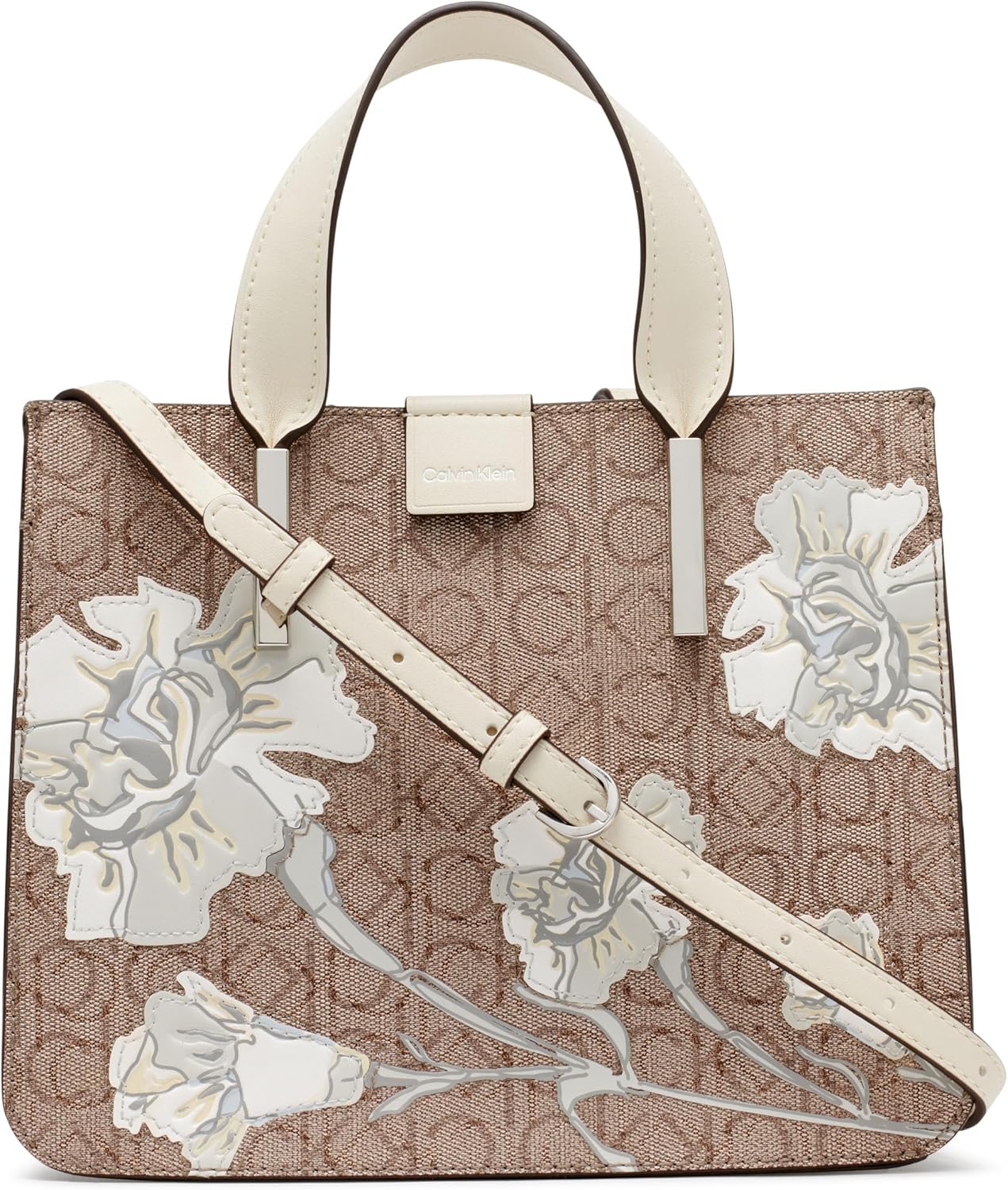 

Мини-сумка Calvin Klein Audrey через плечо, Almond Multi Floral