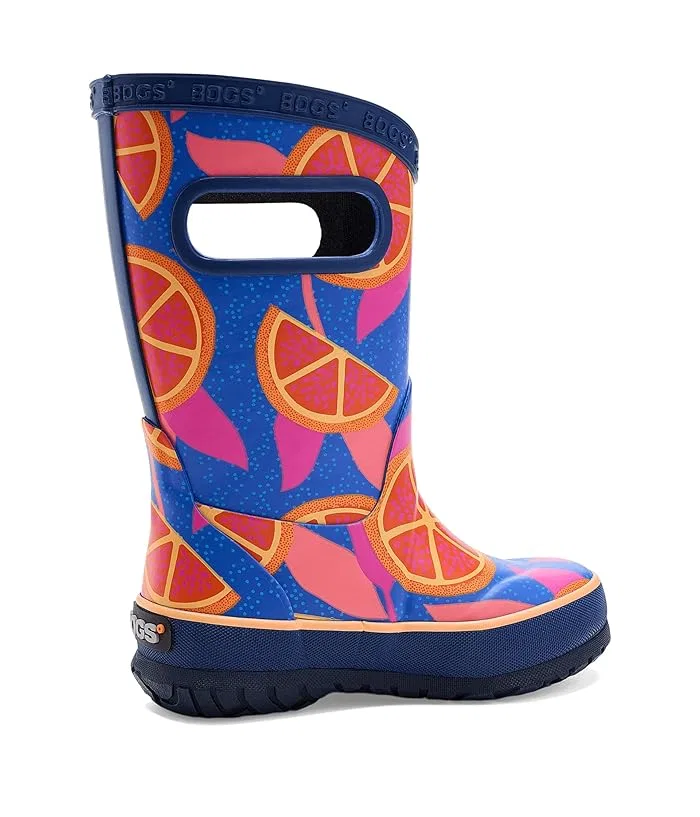 Резиновые сапоги Rain Boot Summer Fruit Bogs Kids, Blue Multi — фото 4