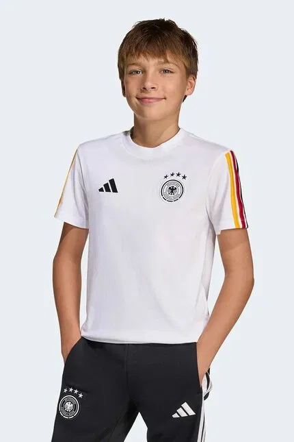 Футболка детская DFB KIDS Adidas Performance, белый — фото 4