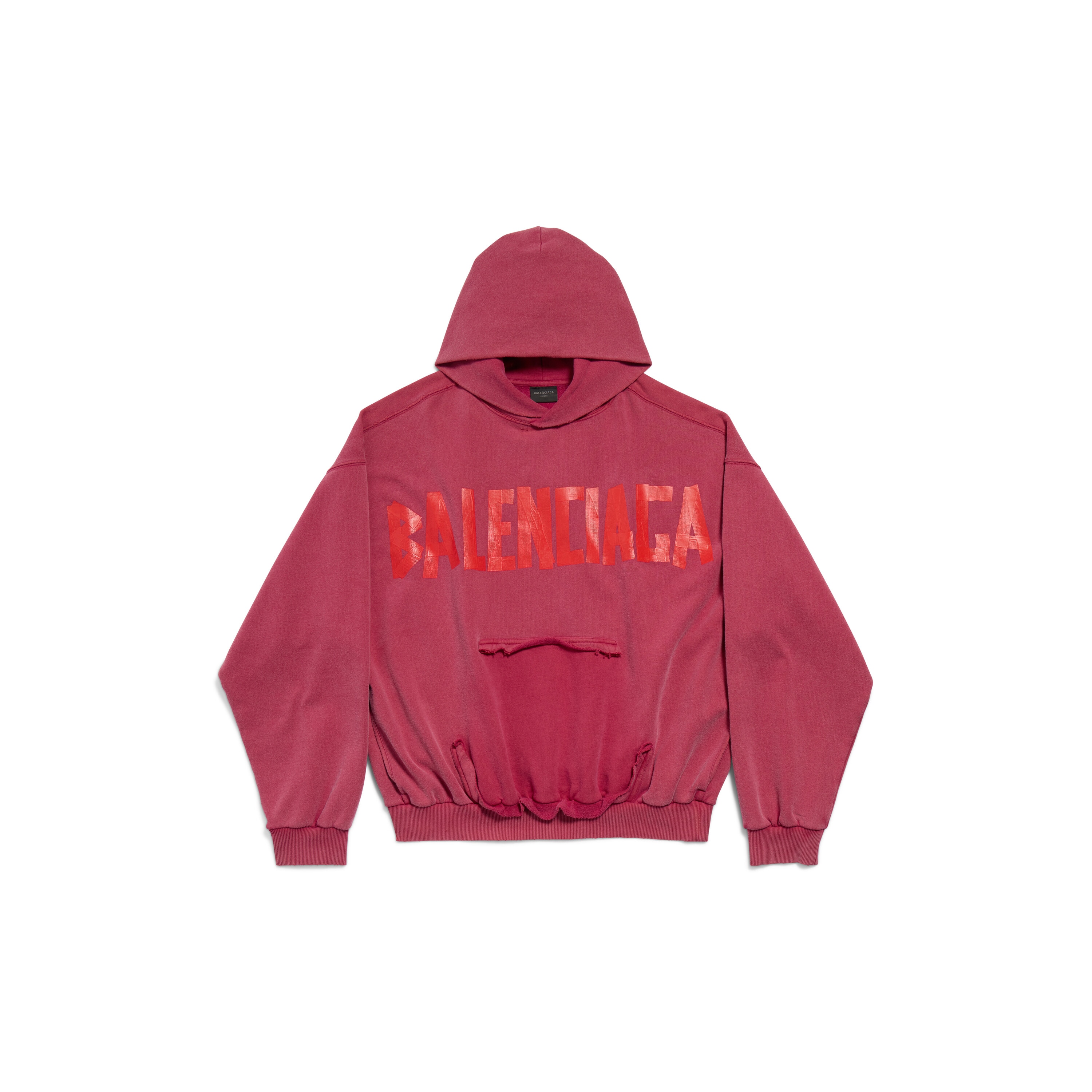 

Толстовка с капюшоном и рваными карманами BALENCIAGA