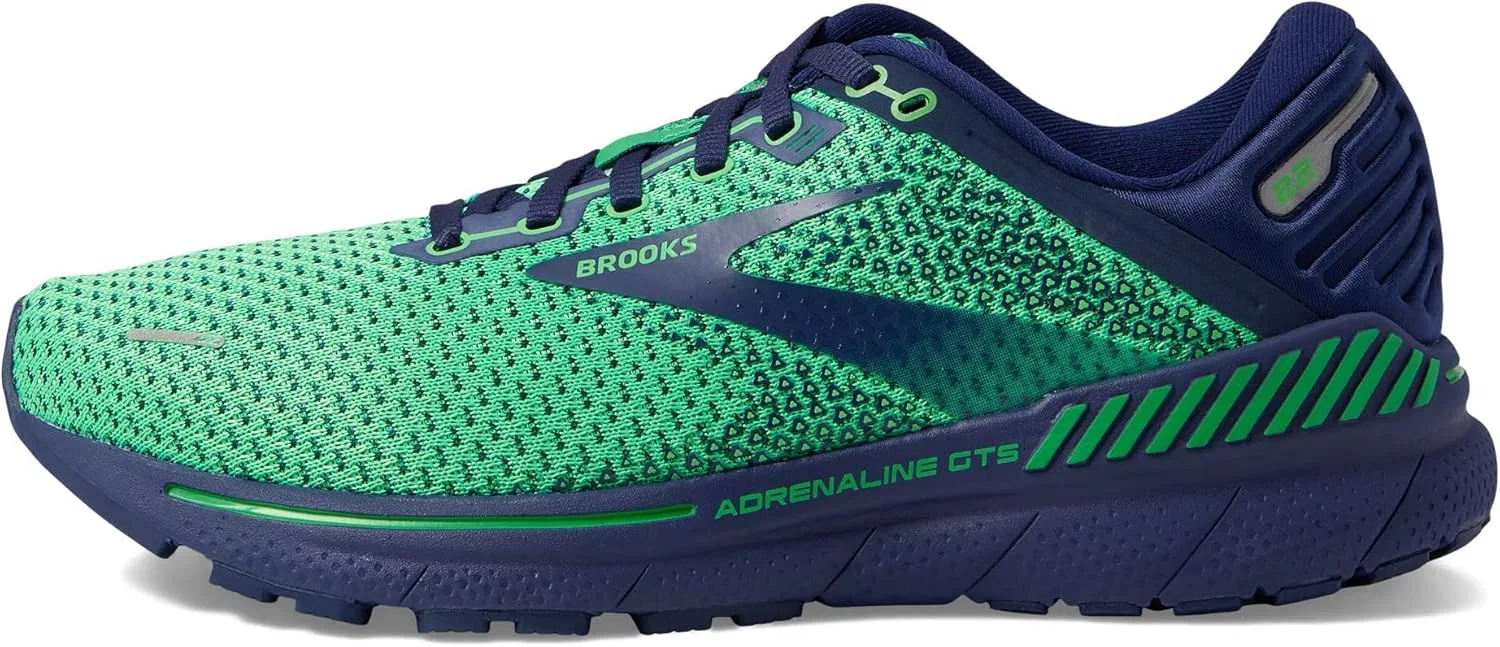 Мужские беговые кроссовки Brooks Adrenaline GTS 22, Green Navy — фото 4