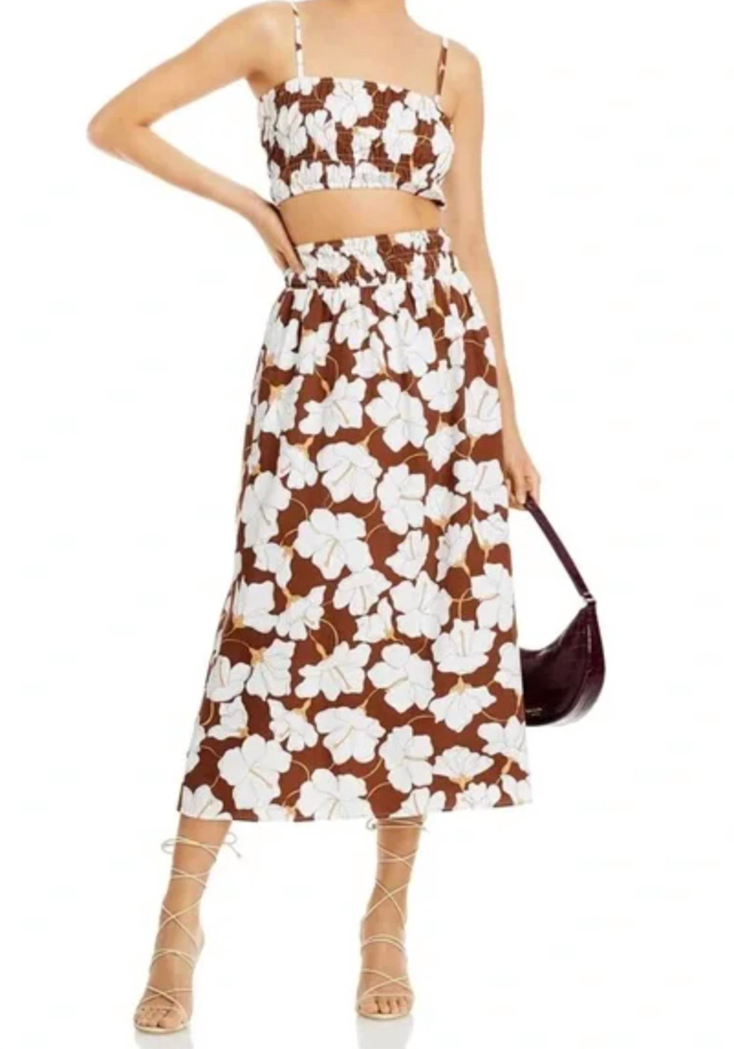 

Юбка Keira с цветочным принтом Bastia FAITHFULL THE BRAND, цвет bastia floral print