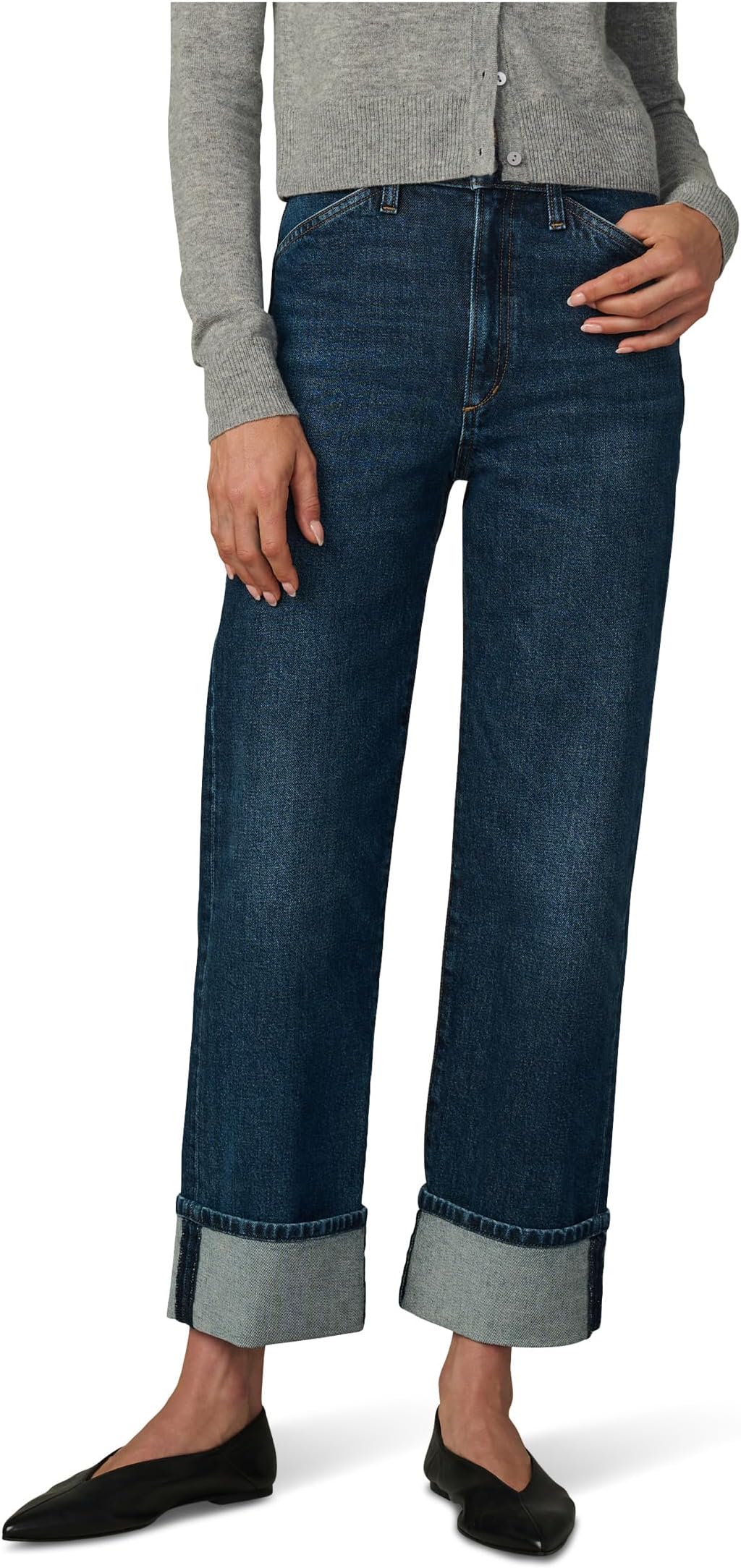 

Женские прямые джинсы Margot с манжетами Joe's Jeans, Rendezvous