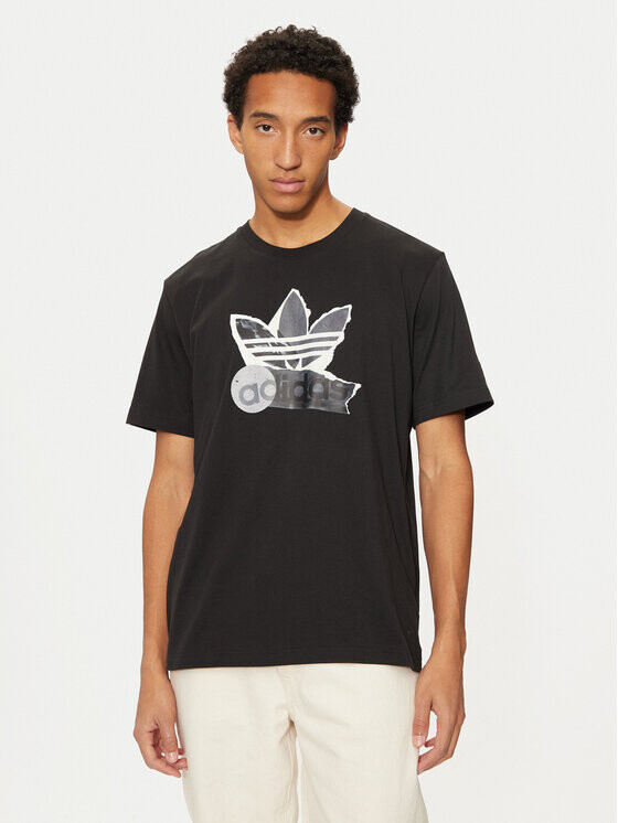 

Футболка стандартного кроя Adidas, черный