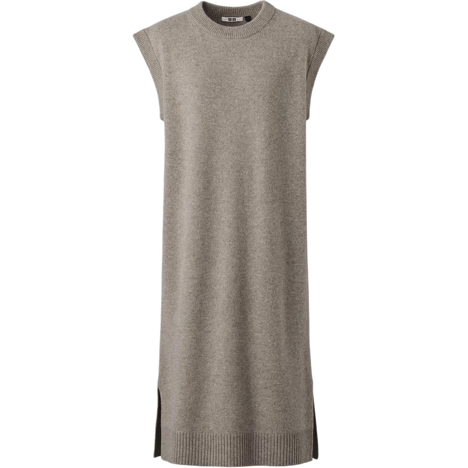 

U Collection FW25 Женское платье без рукавов UNIQLO, зеленый