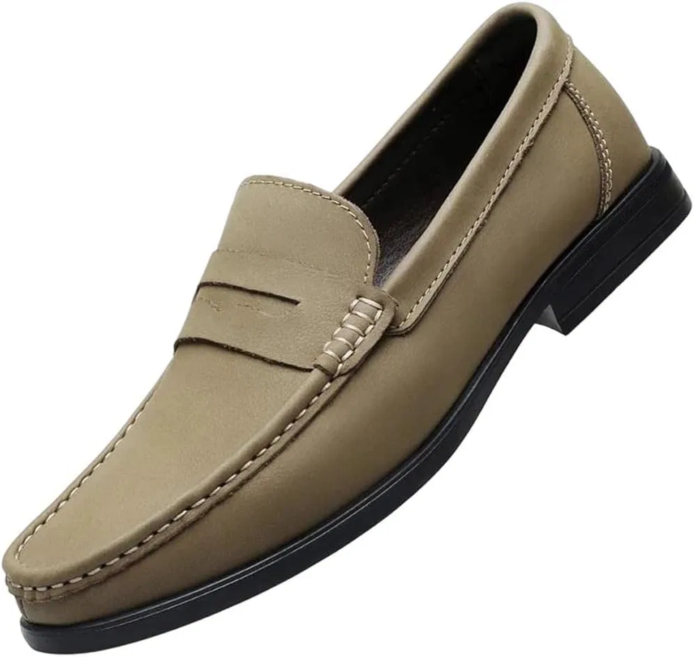 Лоферы повседневные мужские Khaki