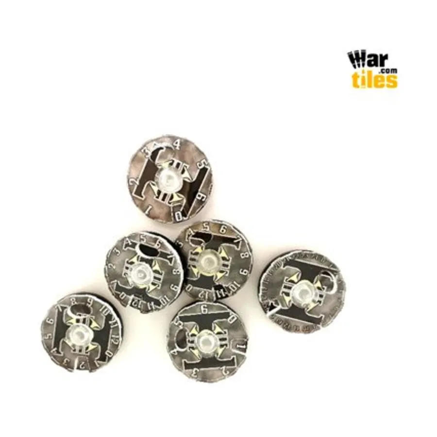 

Warhammer Small Wound Dials - Стражи Смерти, War Tiles - Wound Dials