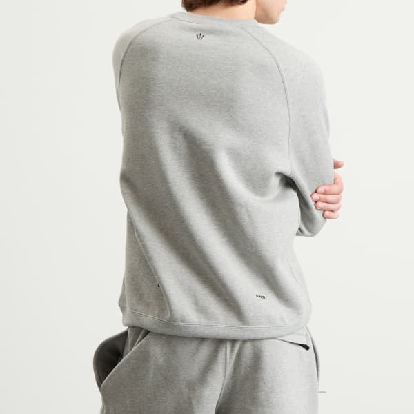 Nike X nocta crew fleece, heather & черный — фото 3