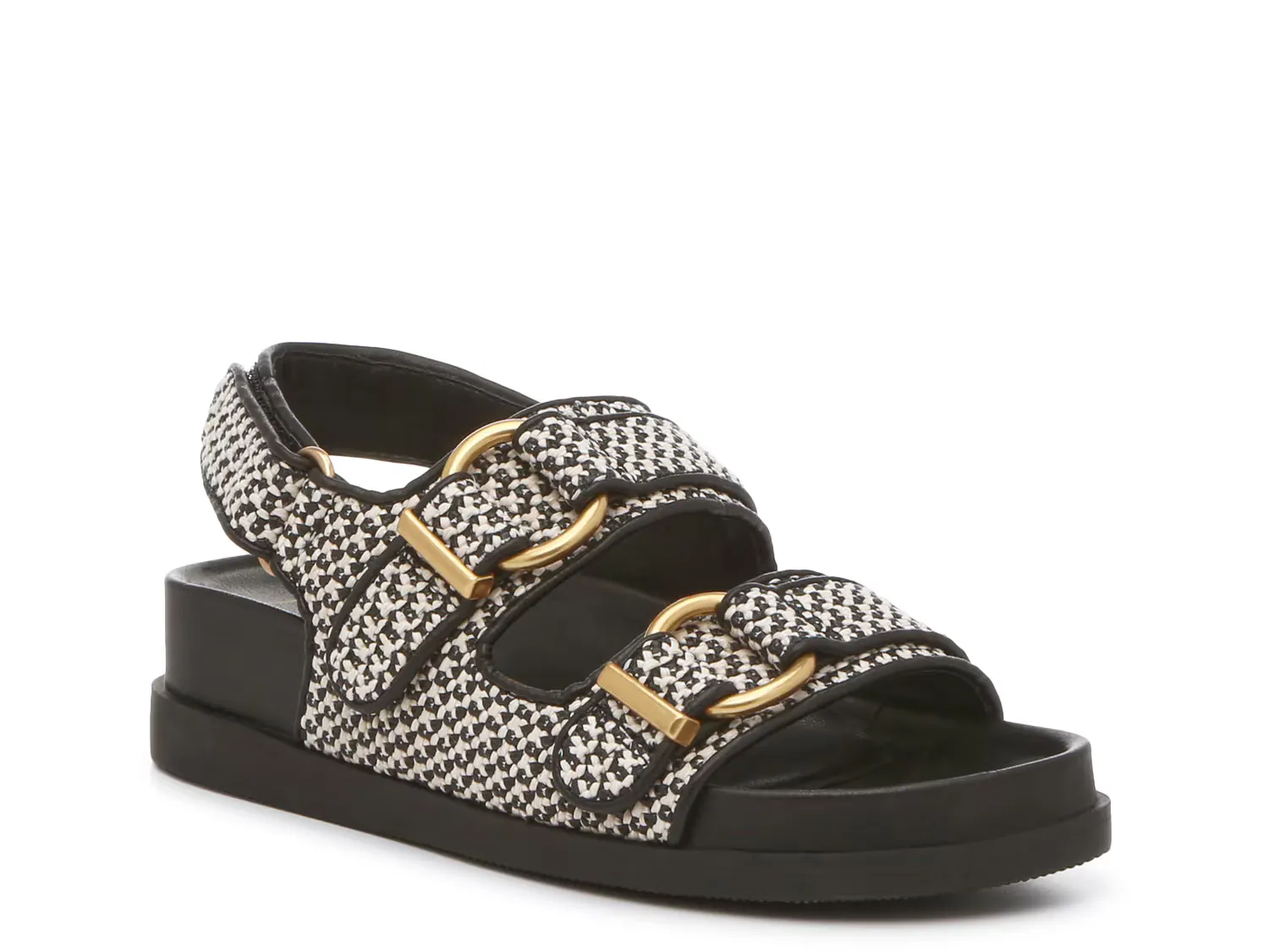 

Сандалии Shelli Wedge Sandal Dolce Vita, черный/белый