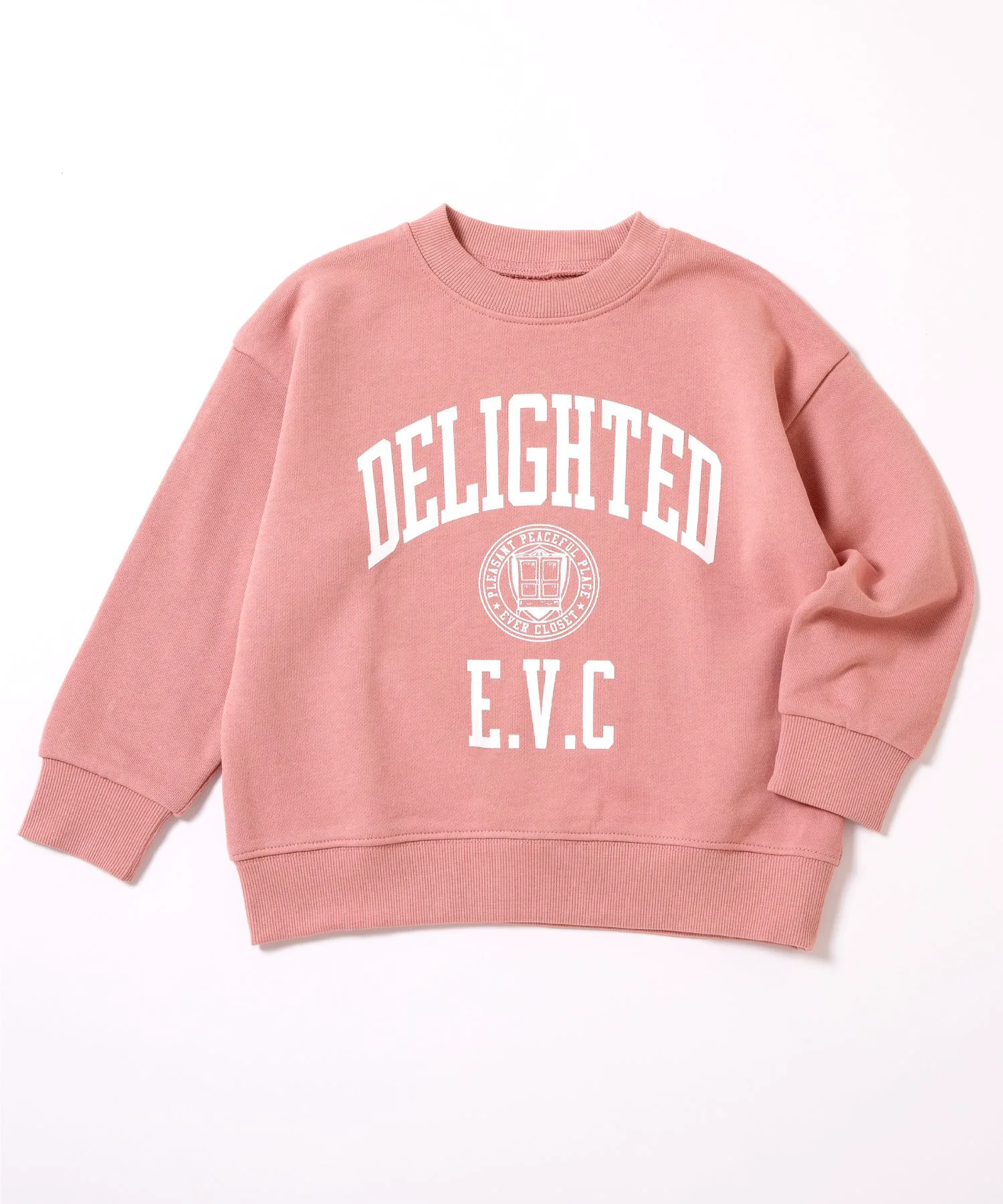 Толстовка с принтом Ever Closet, Pinkish-gray (logo) — фото 2