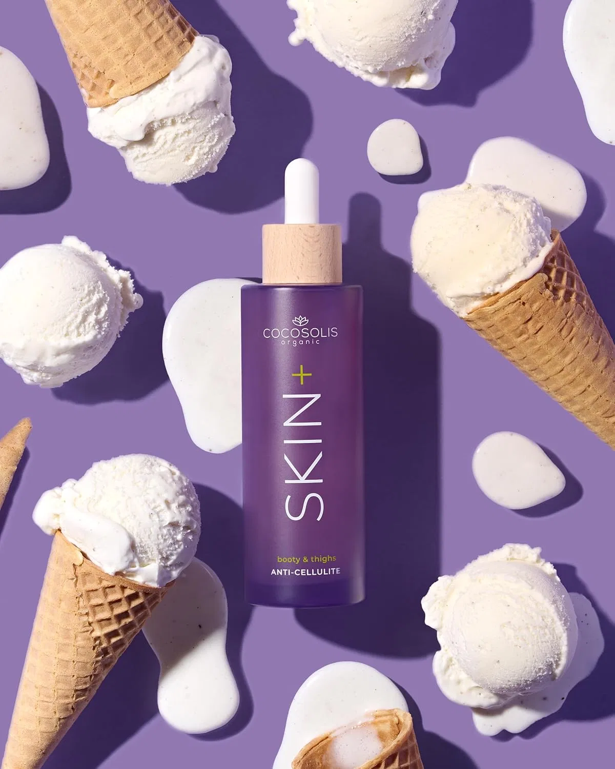 Антицеллюлитная сыворотка COCOSOLIS Skin+ для живота и ног, 100 мл Cocosolis — фото 2