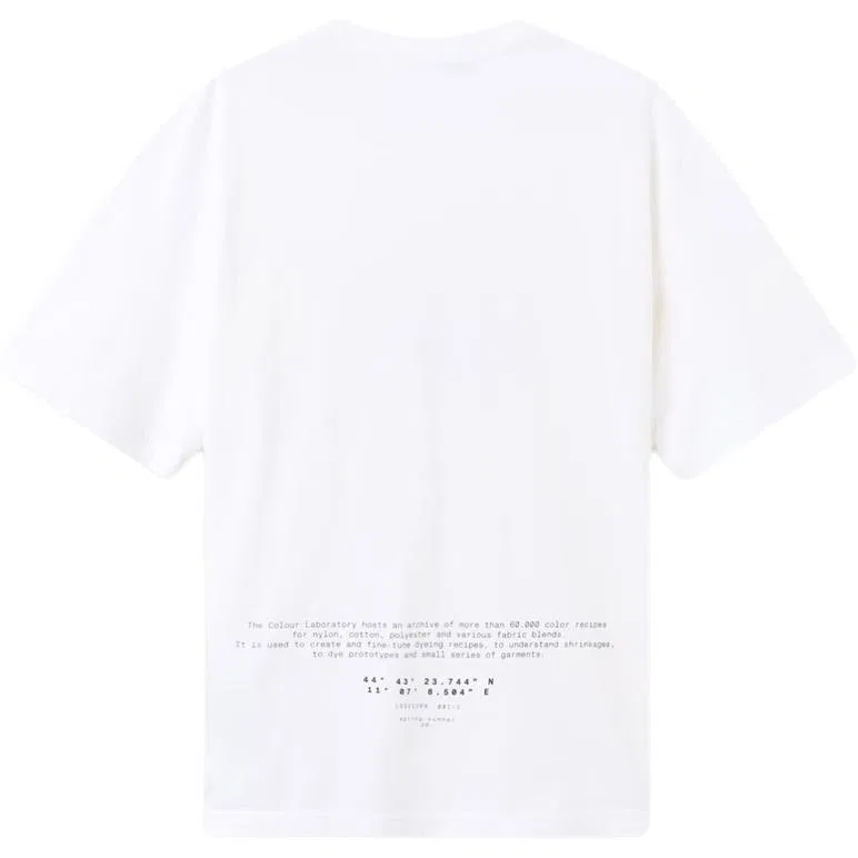 Футболка с круглым вырезом и принтом Compass STONE ISLAND, White — фото 3