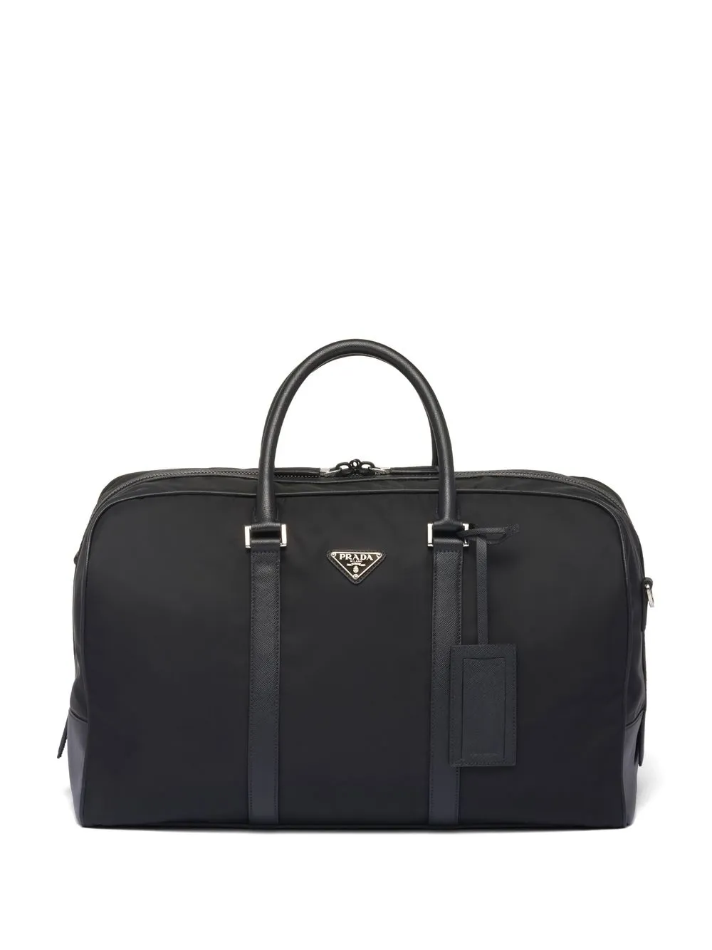 

Дорожная сумка с нашивкой-логотипом Prada, черный