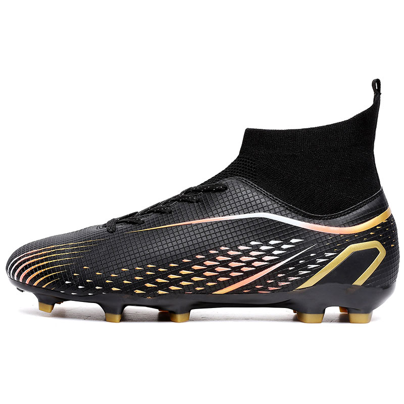 

Футбольные бутсы детские с высоким верхом и противоскользящим покрытием для подростков HBRK, белый