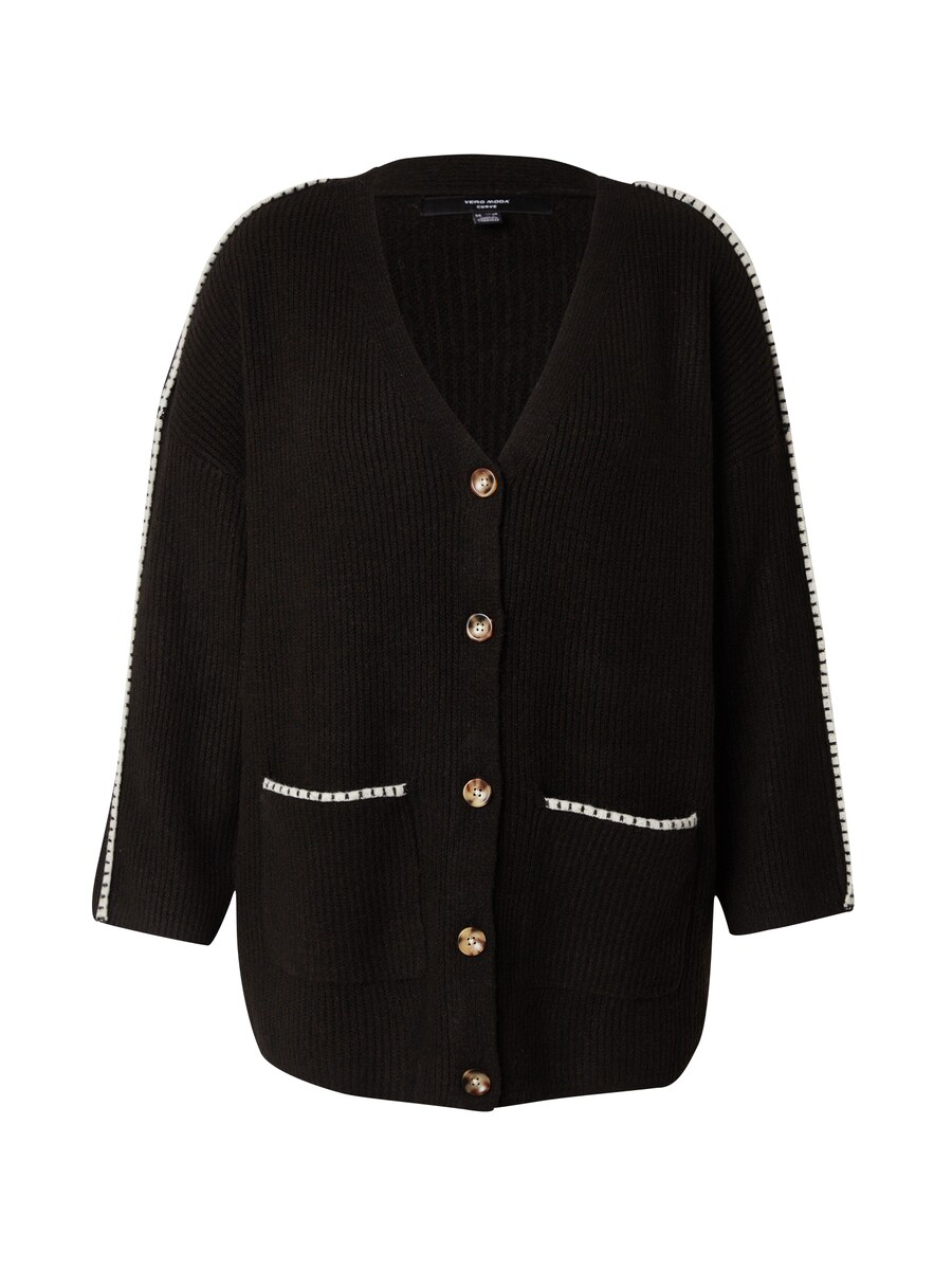 

Вязаный кардиган Vero Moda Curve VMCZORA, коричневый