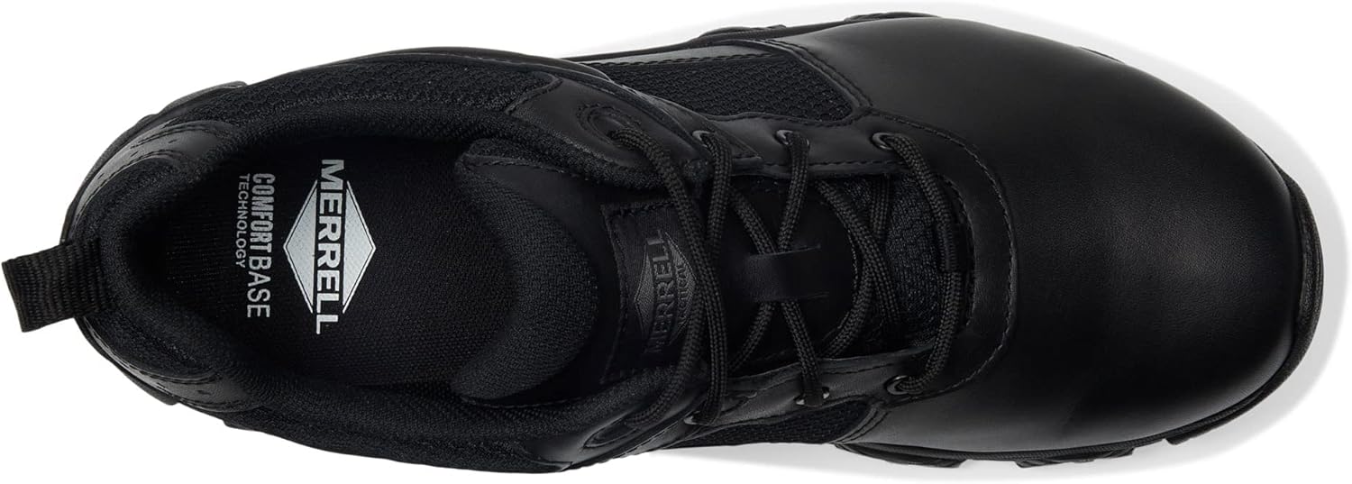 Мужские тактические и ботинки Merrell Moab 3 Response, верх из цельнозерной кожи и сетки, водонепроницаемые, для походов, работы и боевых условий, черный — фото 2