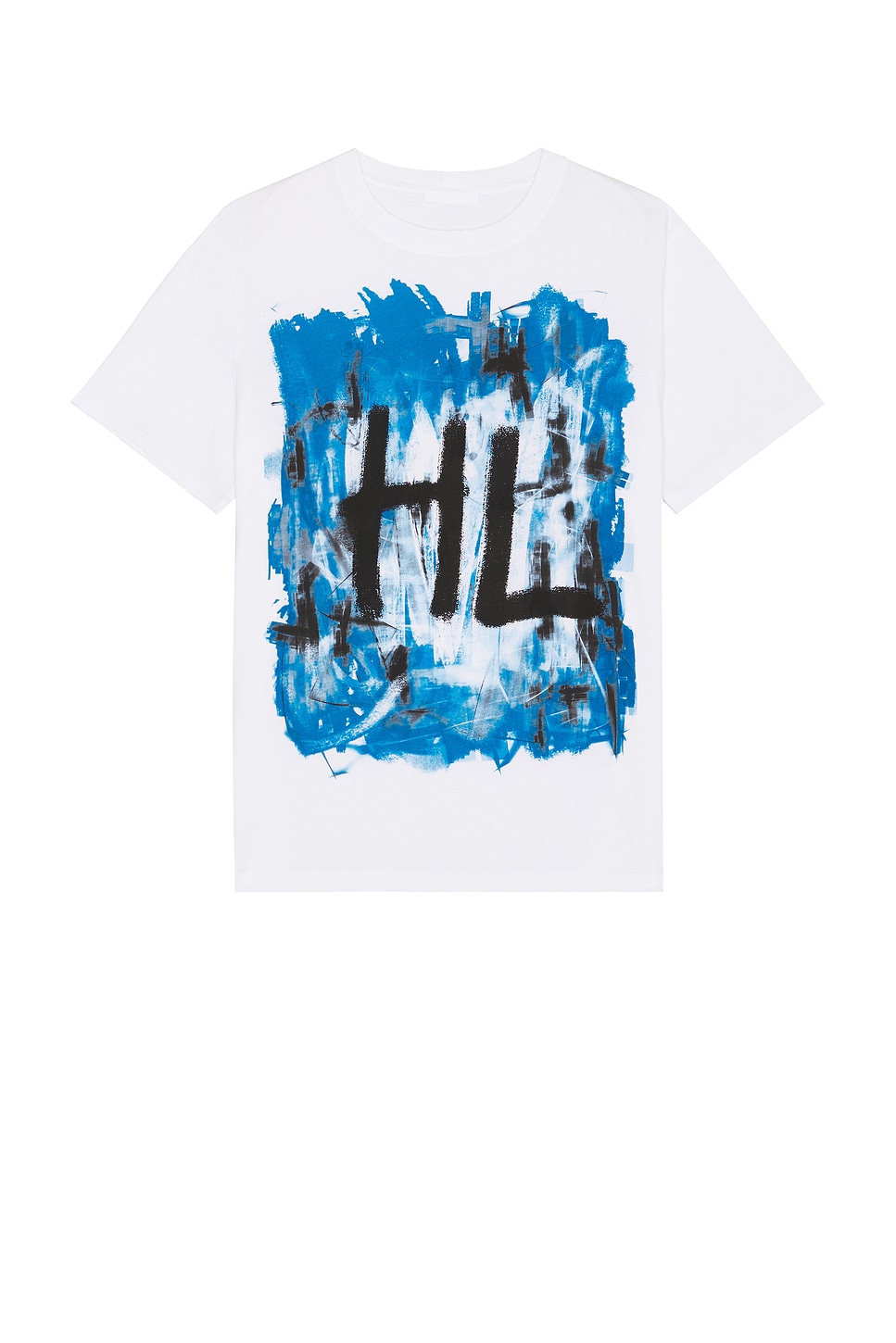 

Футболка Scribble 2 Helmut Lang, white & blue