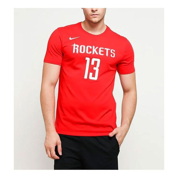 

Футболка Nike NBA Dri-FIT Quick Dry houston rockets Harden Large Red, красный