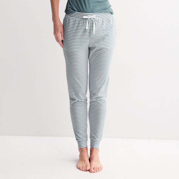 

Женские пижамные брюки с манжетами Sonoma Goods For Life, цвет white gray stripe