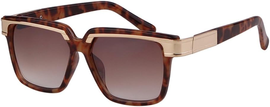 

MUTYNE Классические модные квадратные солнцезащитные очки для мужчин, винтажные пластиковые, стильные черные, для спорта на открытом воздухе, защита от УФ-излучения UV400, C2