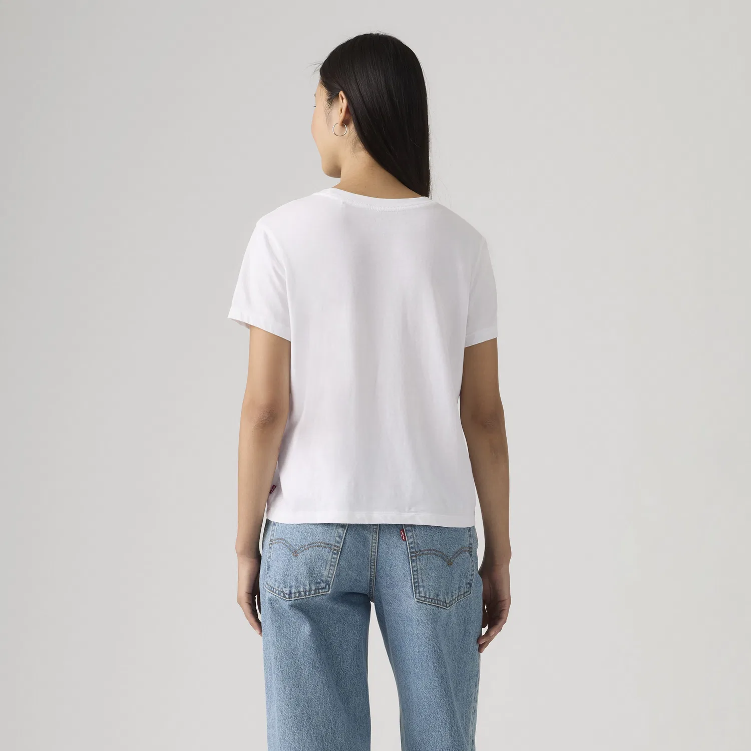 Футболка с коротким рукавом и графическим логотипом Levi's, White — фото 4