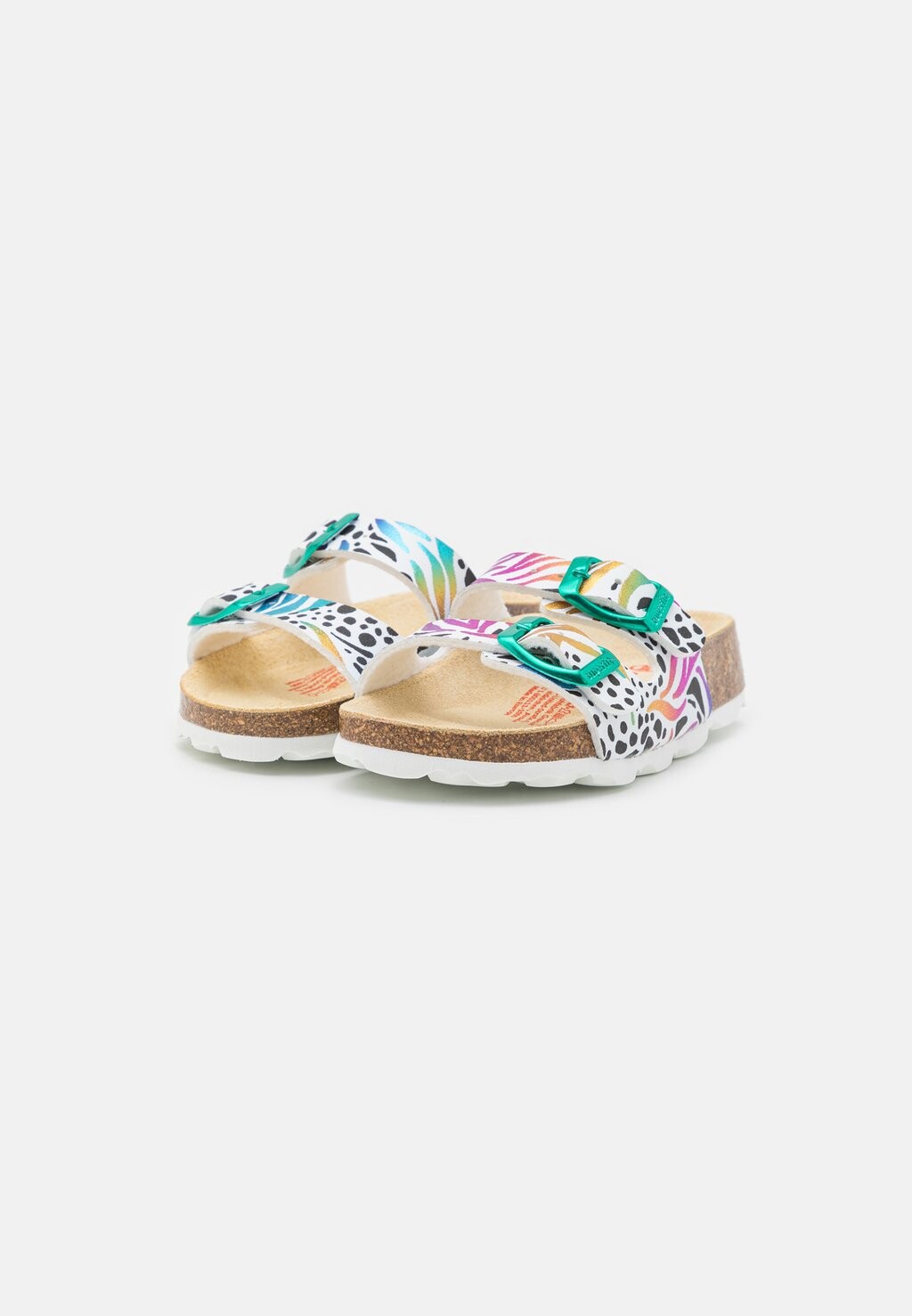 Сандалии FUSSBETTPANTOFFEL SANDALS Superfit, цвет white/multi-coloured — фото 2