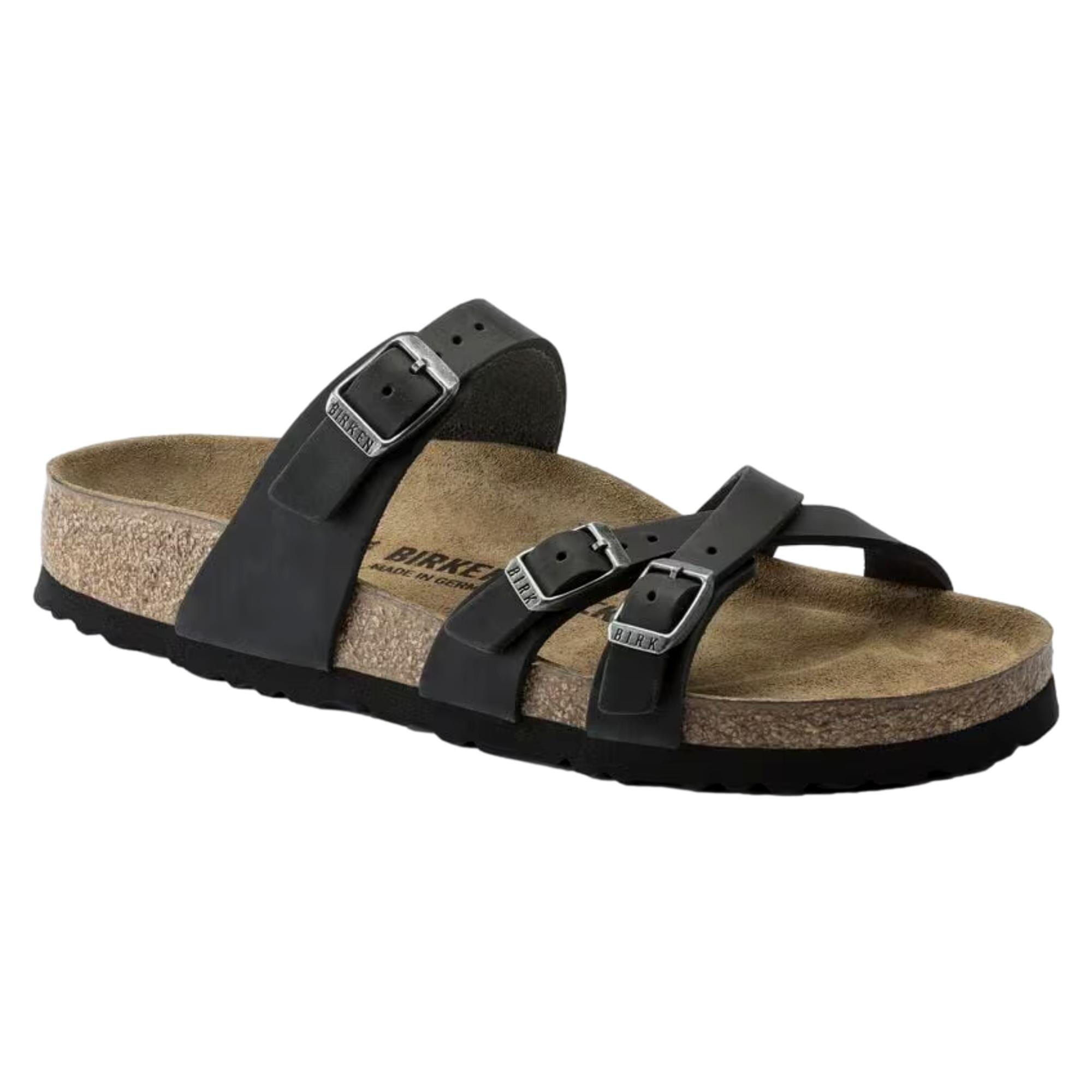 Биркеншток Франка Блэк 1021112 Женские мюли Birkenstock, черный
