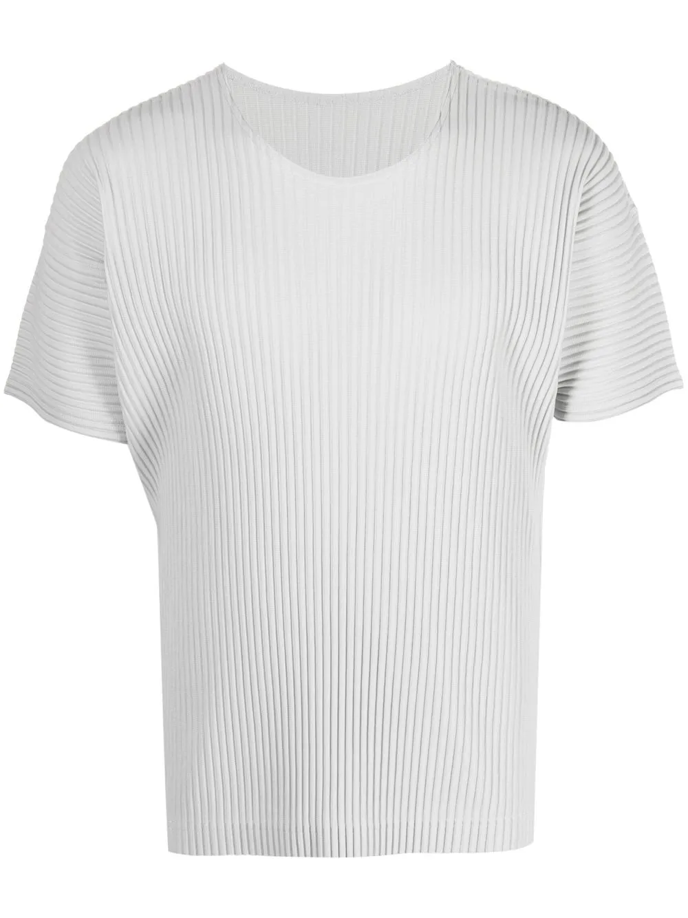 

Футболка в рубчик Homme Plissé Issey Miyake, серый