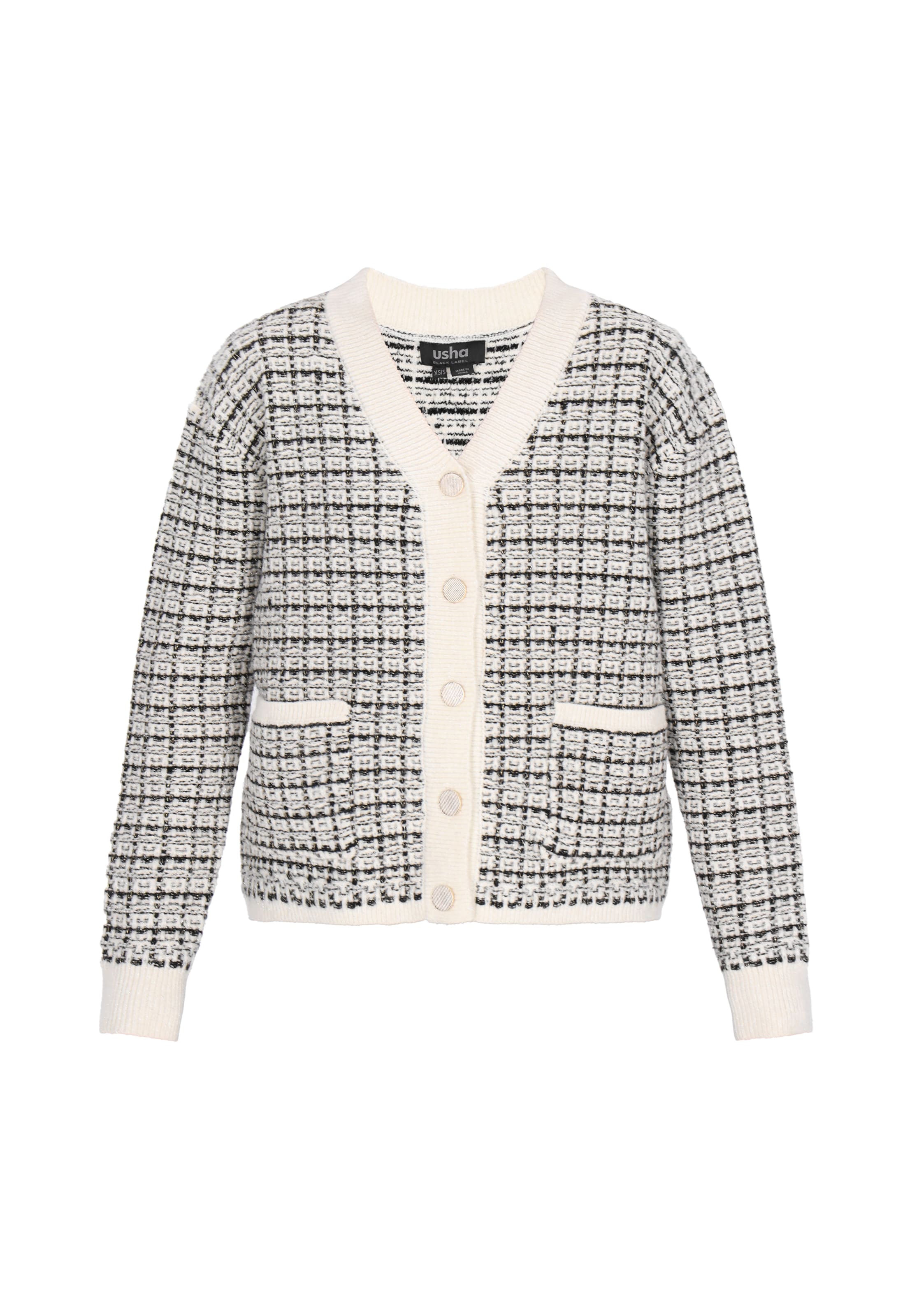 

Usha BLACK LABEL Кардиган из трикотажа в цвете off white