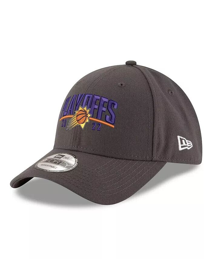 

Мужская серая регулируемая кепка Phoenix Suns NBA Playoffs 2022 Arch 9FORTY New Era