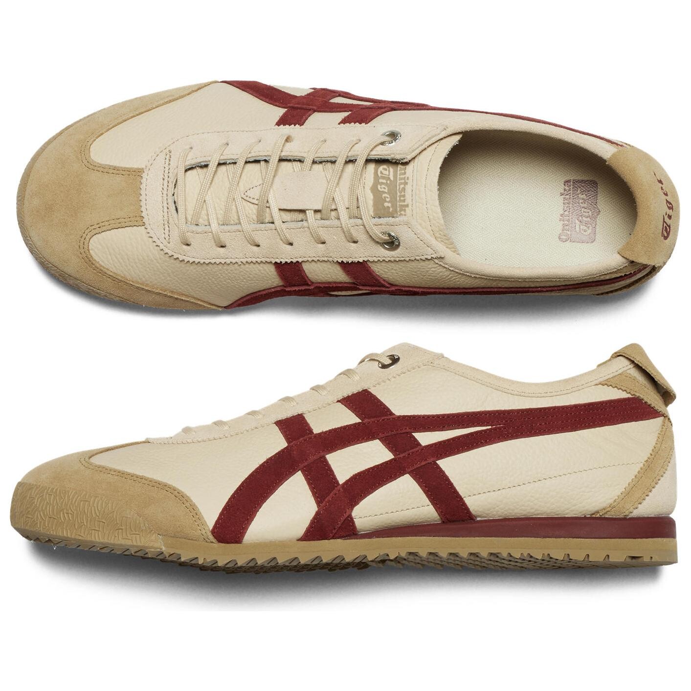 Кроссовки Onitsuka Tiger MEXICO 66 Lifestyle Shoes Unisex Low-top Brown, коричневый — фото 3