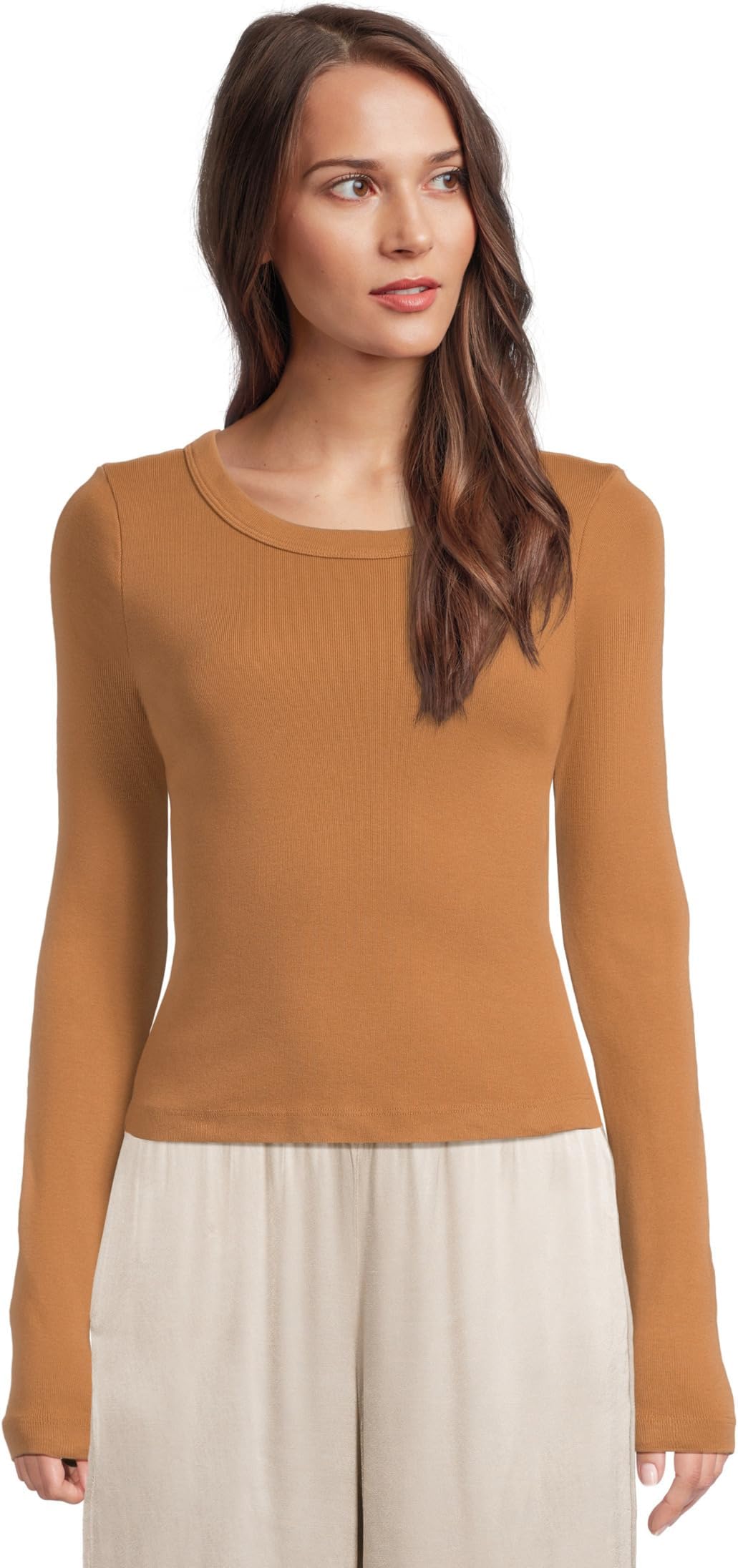 

Женская укороченная футболка Orion Michael Stars, Cumin