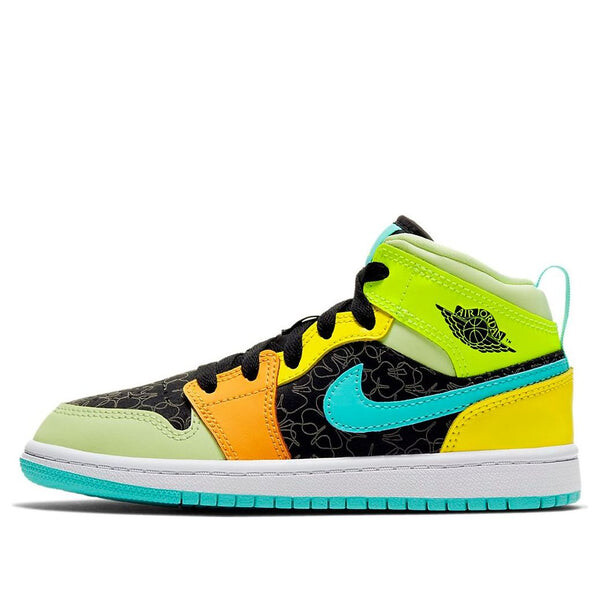 

Кроссовки 1 mid se 'clover' Air Jordan, желтый