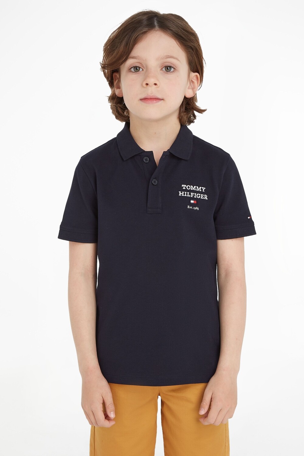 

Рубашка-Поло с логотипом Tommy Hilfiger, синий