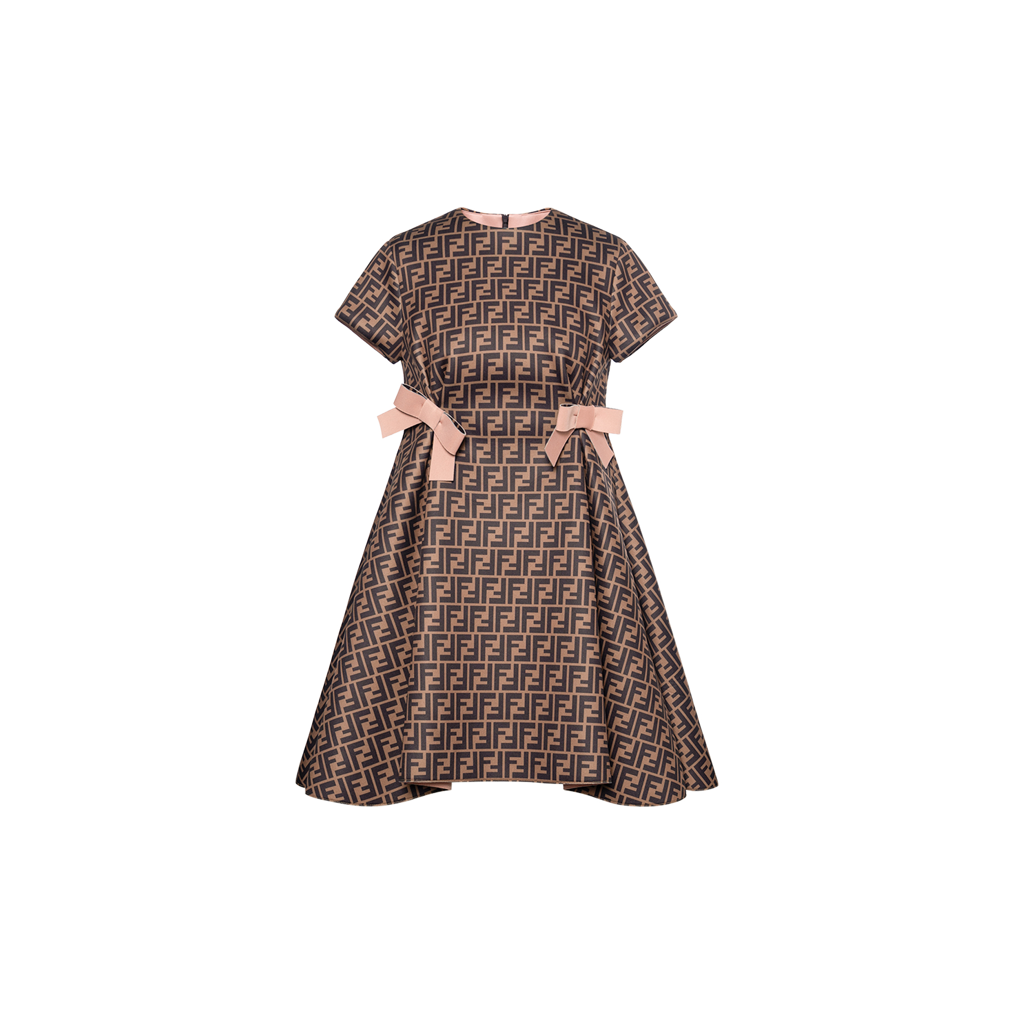 

Платье с короткими рукавами SS22 Umber Kids FENDI, Umber