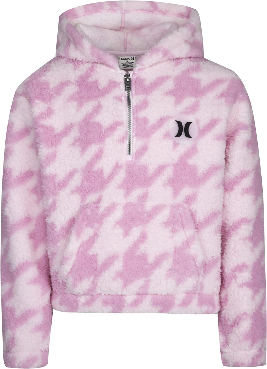 

Толстовка Hurley Sherpa 3/4 Zip Pullover, цвет Artic Pink