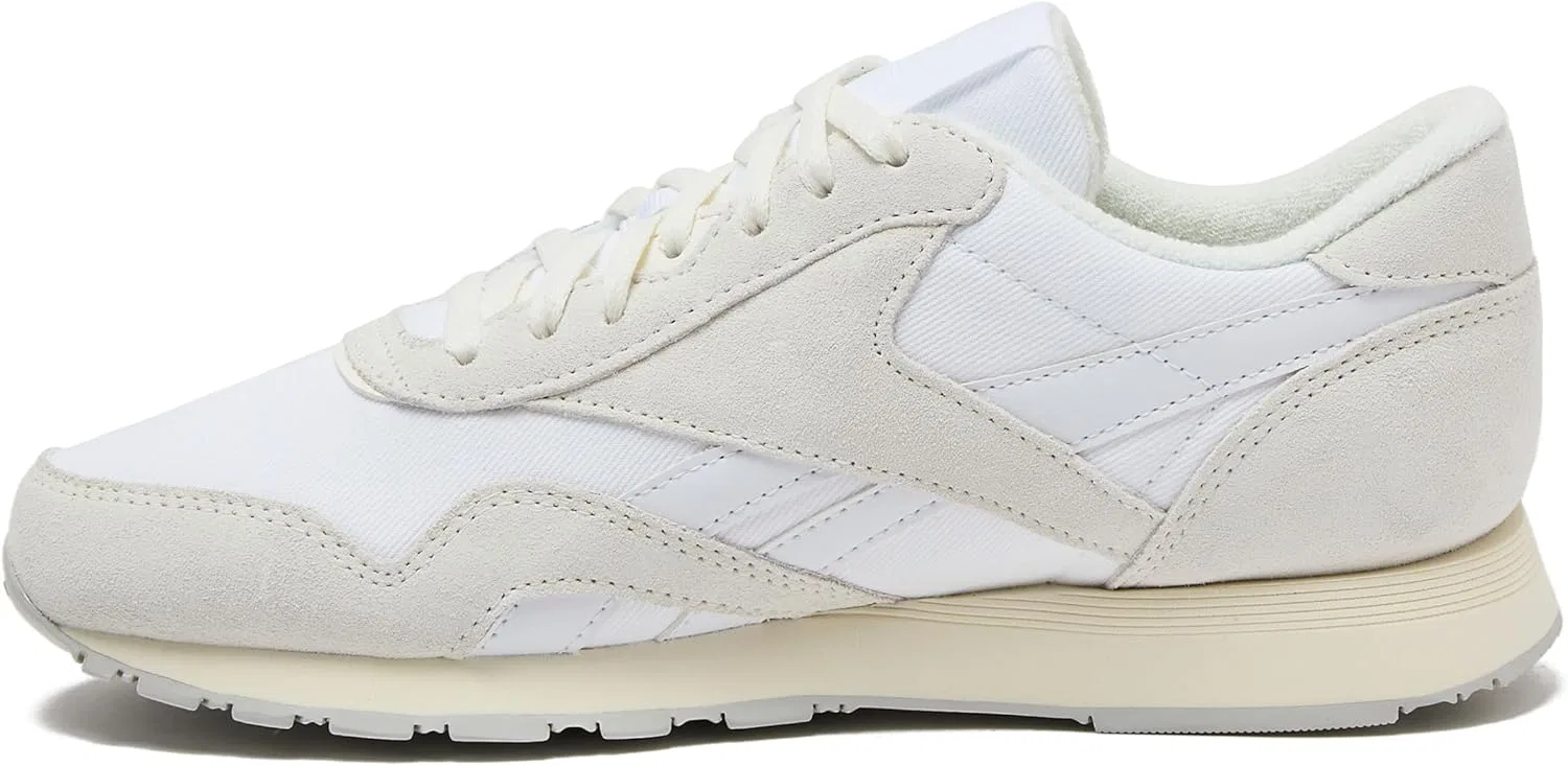 Мужские кроссовки Reebok Classic Nylon для тенниса, 2-White Barely Grey Chalk — фото 3