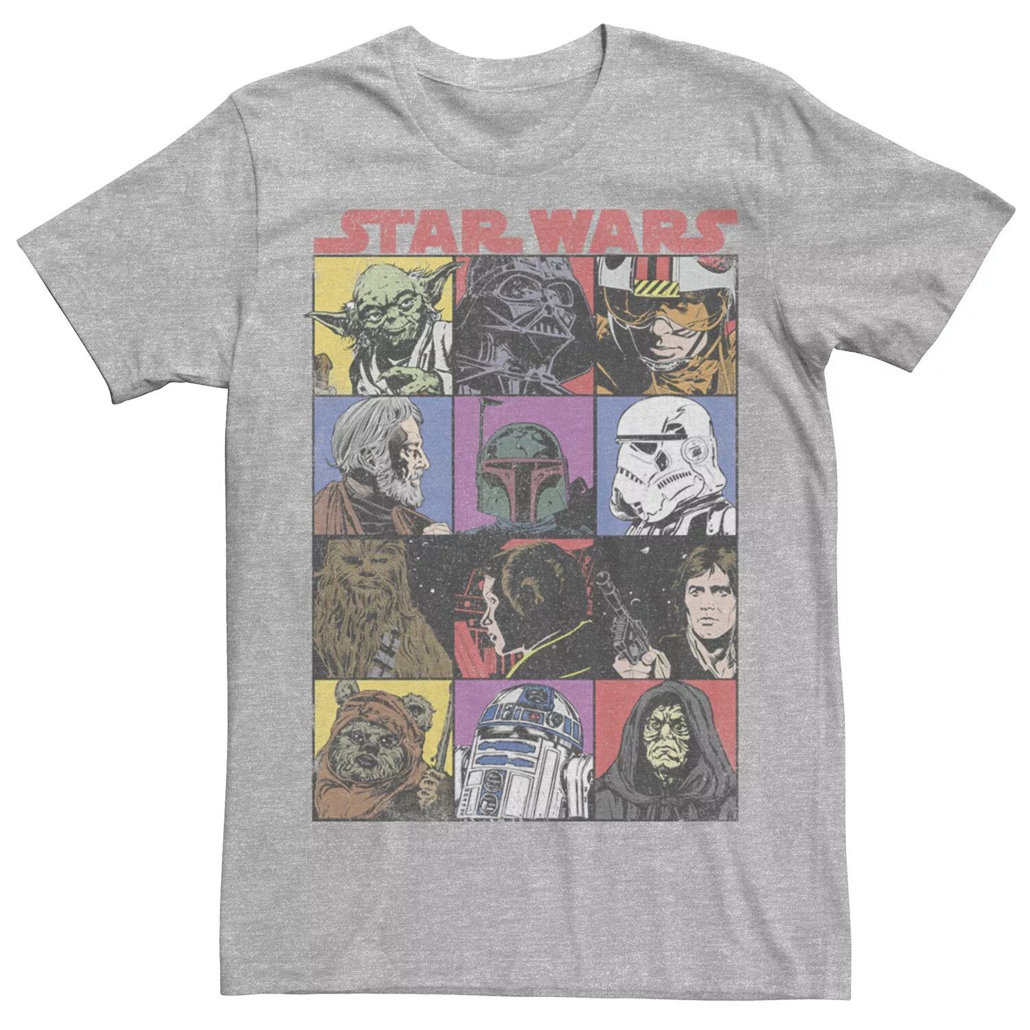 

Мужская футболка с героями комиксов и героями мультфильмов Star Wars