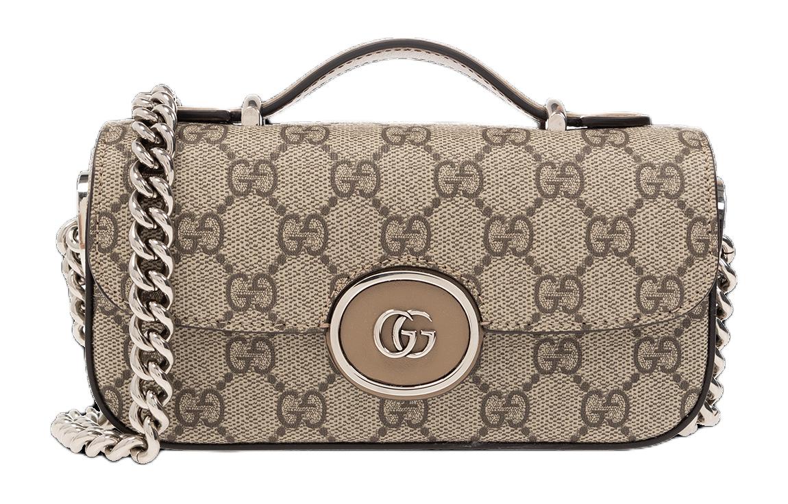 Мини-сумка холщовая женская GUCCI — фото 2
