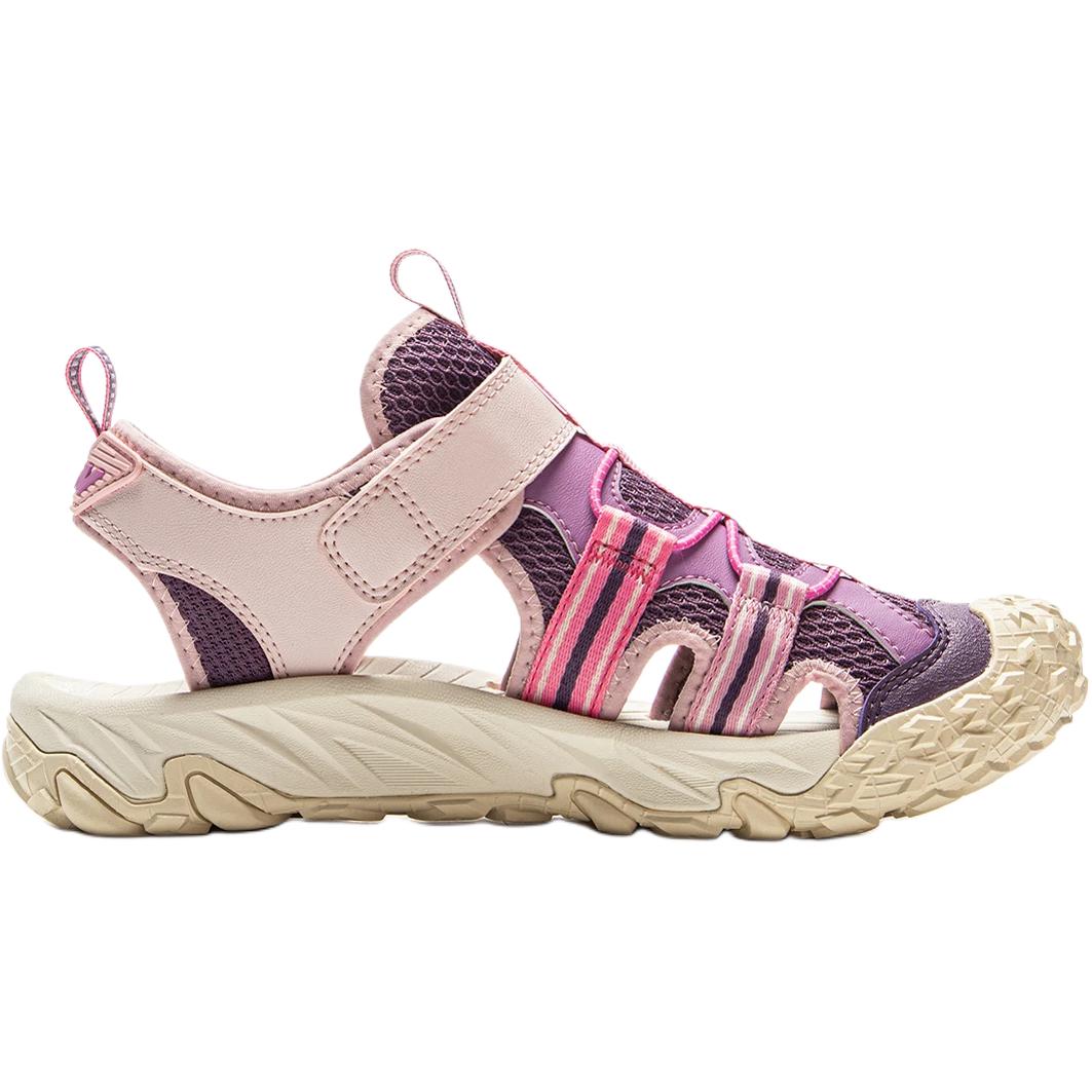 LINING YOUNG Детские сандалии Sportlife Slip Resistant Abrasion Resistant Low Top Purple Kids — фото 3