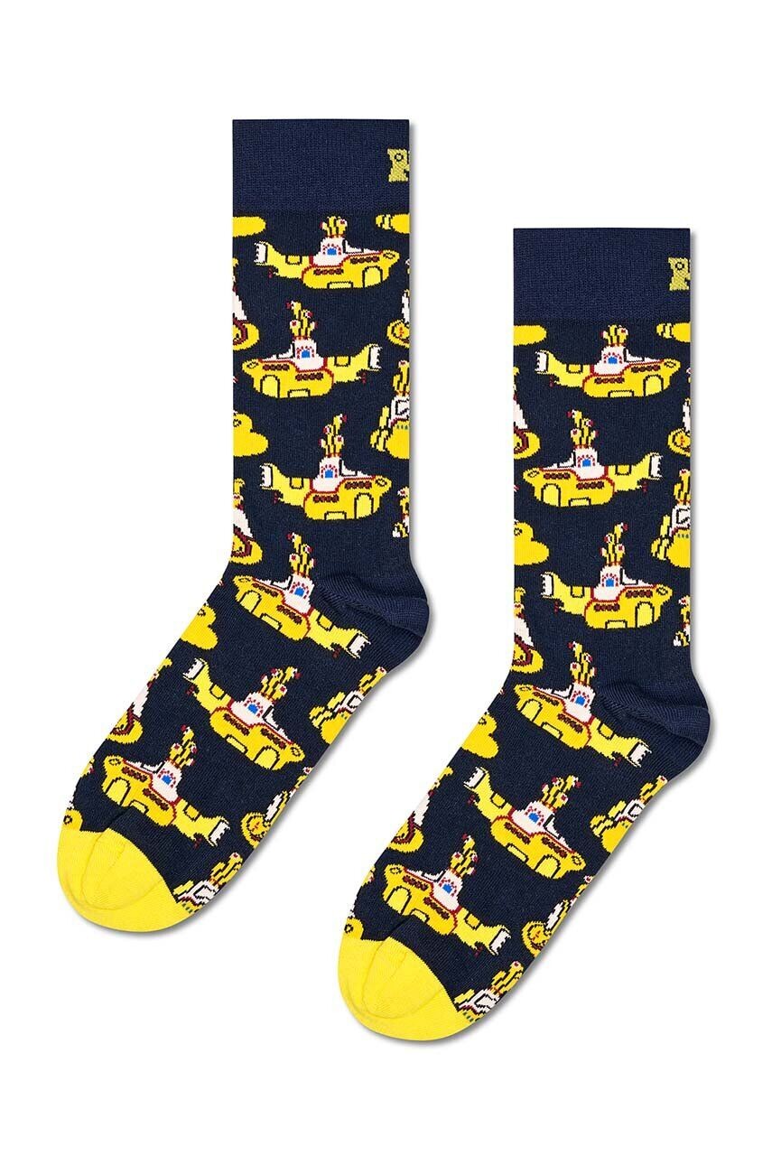 

Желтые носки Submarine Sock Happy Socks, темно-синий