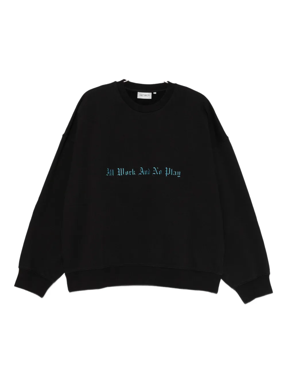 

Свитшот с графичным принтом No Play Carhartt Wip, черный