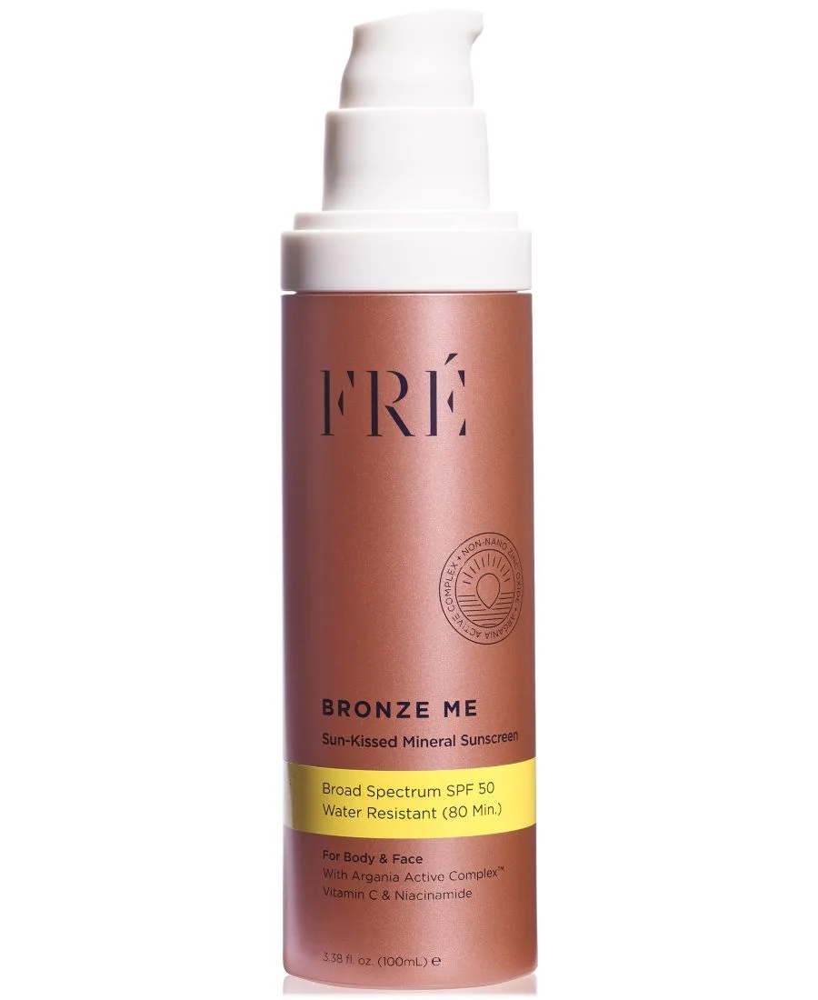 FRE BRONZE ME Sun-Kissed Mineral Sunscreen SPF 50, 3.38 унции