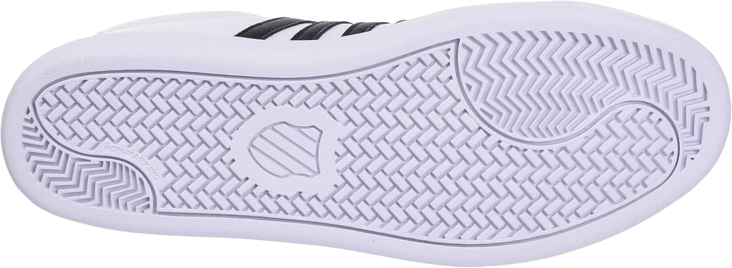 Кроссовки для тай-брейка K-Swiss для мужских кортов, White / Black — фото 2