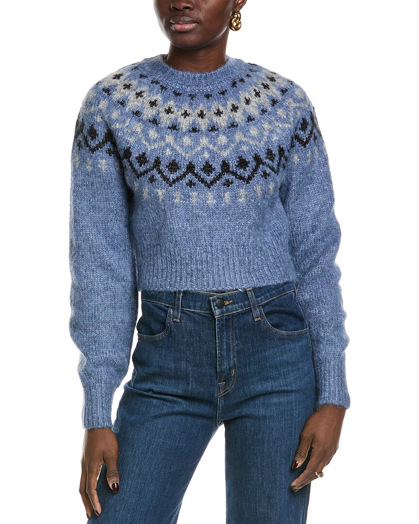 

TOCCIN Lottie Fairisle свитер из смеси шерсти, синий