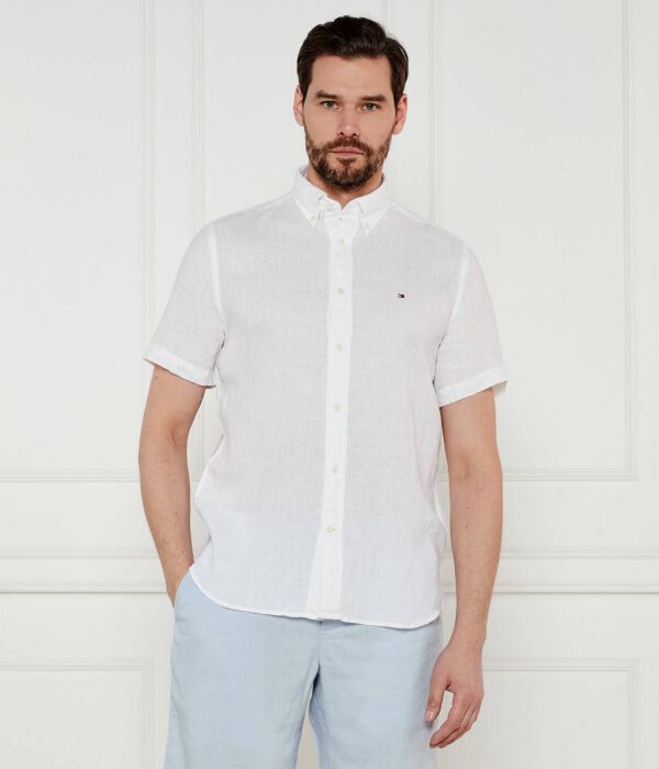 

Льняная рубашка Regular fit Tommy Hilfiger, белый
