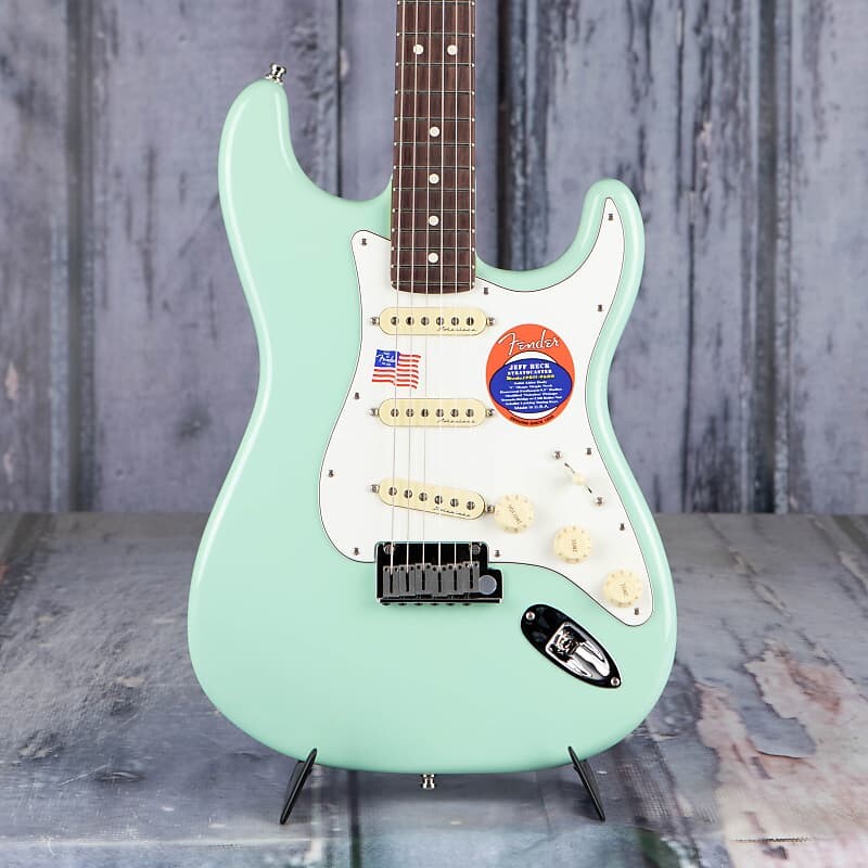 

Электрогитара Fender Jeff Beck Stratocaster, Surf Green