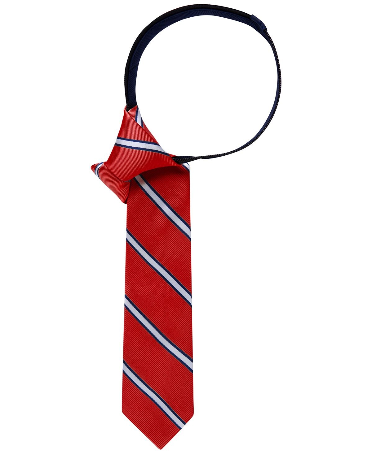 

Галстук на молнии с полосками Repp, Big Boys Tommy Hilfiger