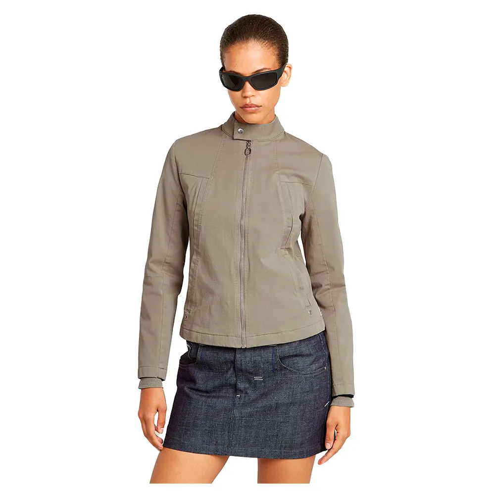 

Куртка G-Star Biker leather, серый