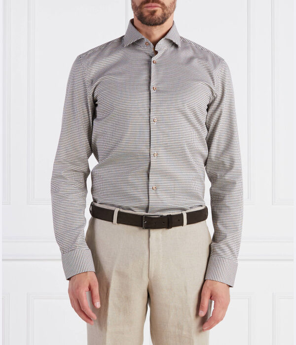 

Рубашка h-моток-распространение-c5-233 Slim fit Boss, желтый